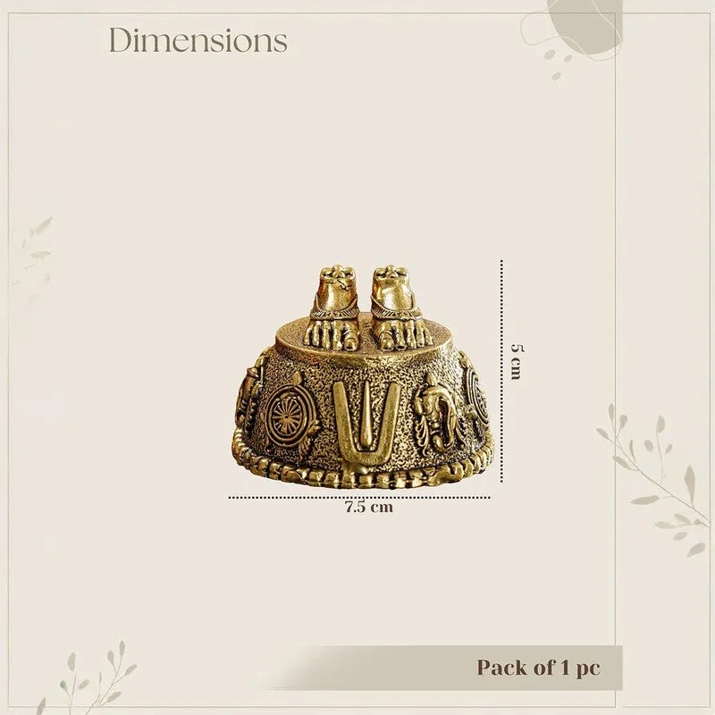 Lord Balaji Divya Brass Paduka media 6
