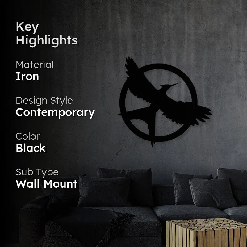Hunger Games Black Iron Wall Accent media 2