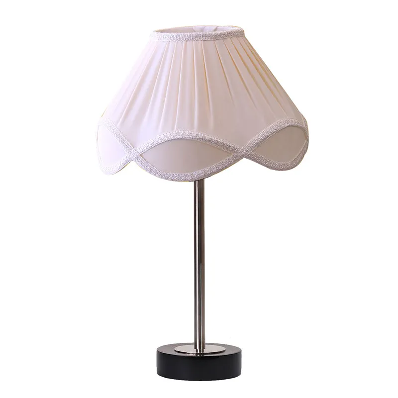 Valencia Rodin Wooden Table Lamp - OffWhite,Silver,Black media 4