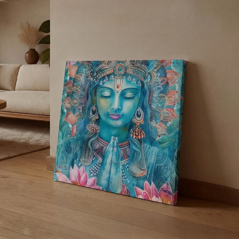 Azure Prayers Wall Art