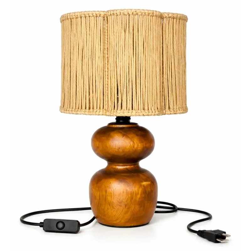Carlton Accent Jute Table Lamp - Beige media 4