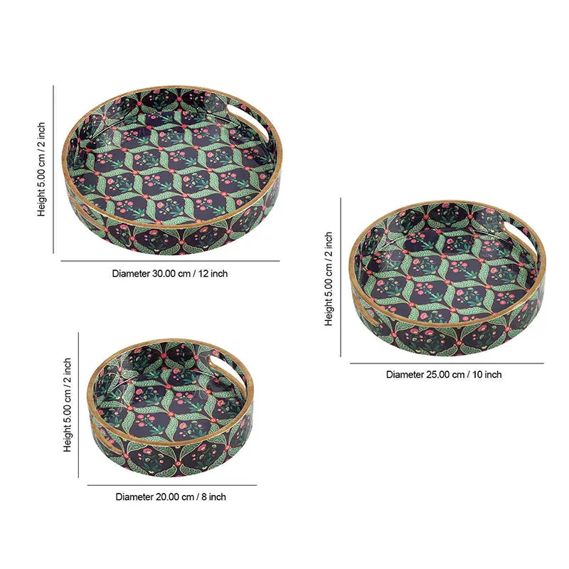 India Circus Anaya Round Serving Tray media 7