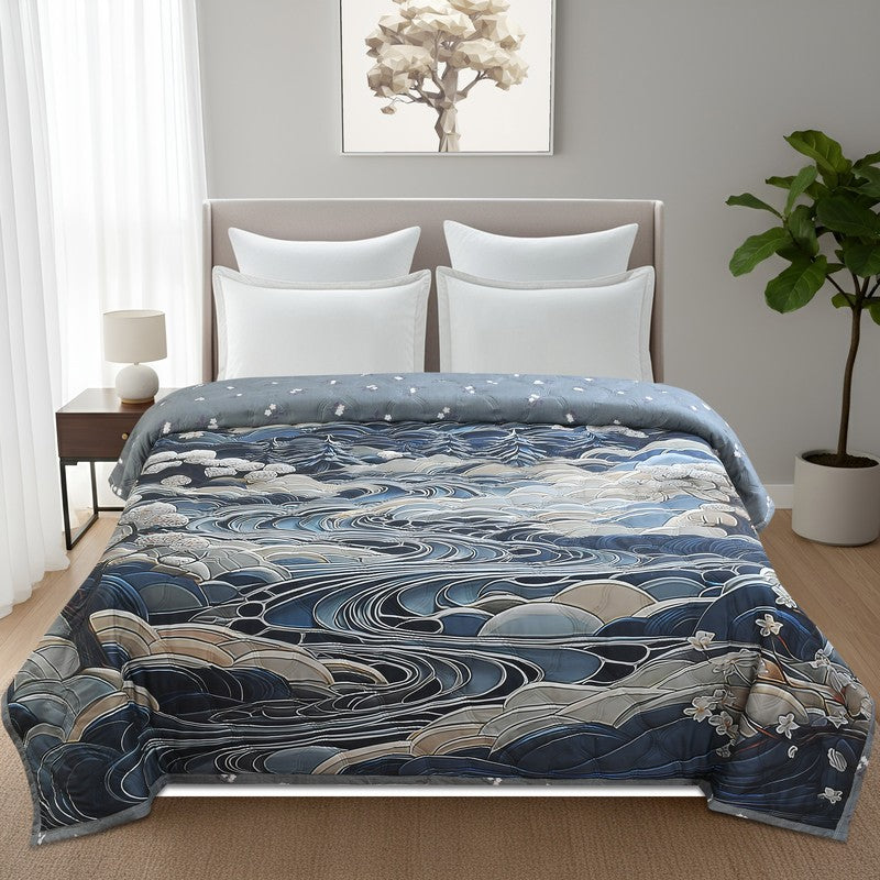 Weavy Stone Micro Fiber Comforter - 220 GSM