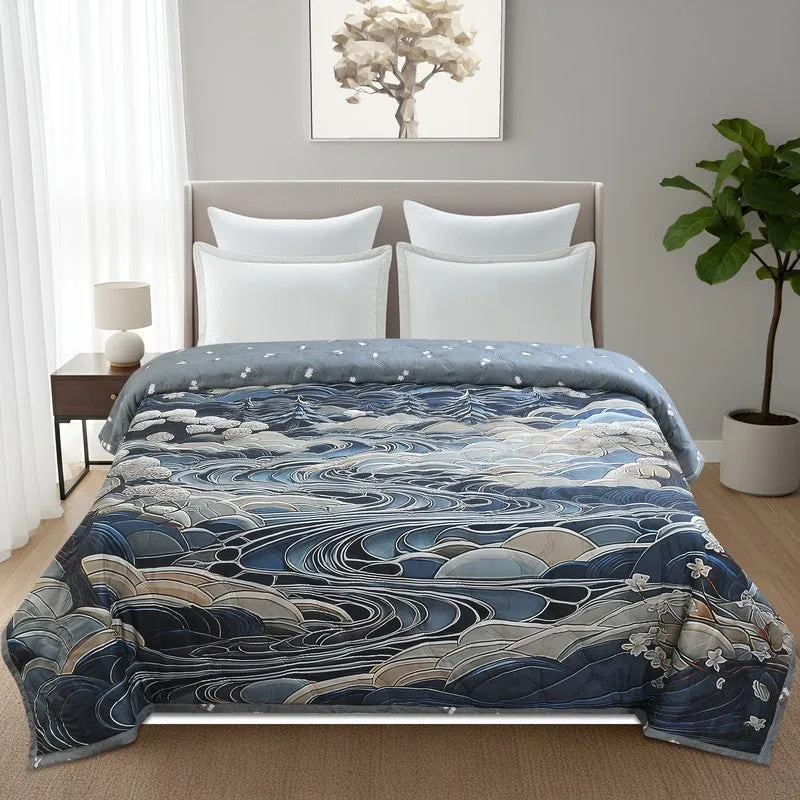 Weavy Stone Micro Fiber Comforter - 220 GSM media 1