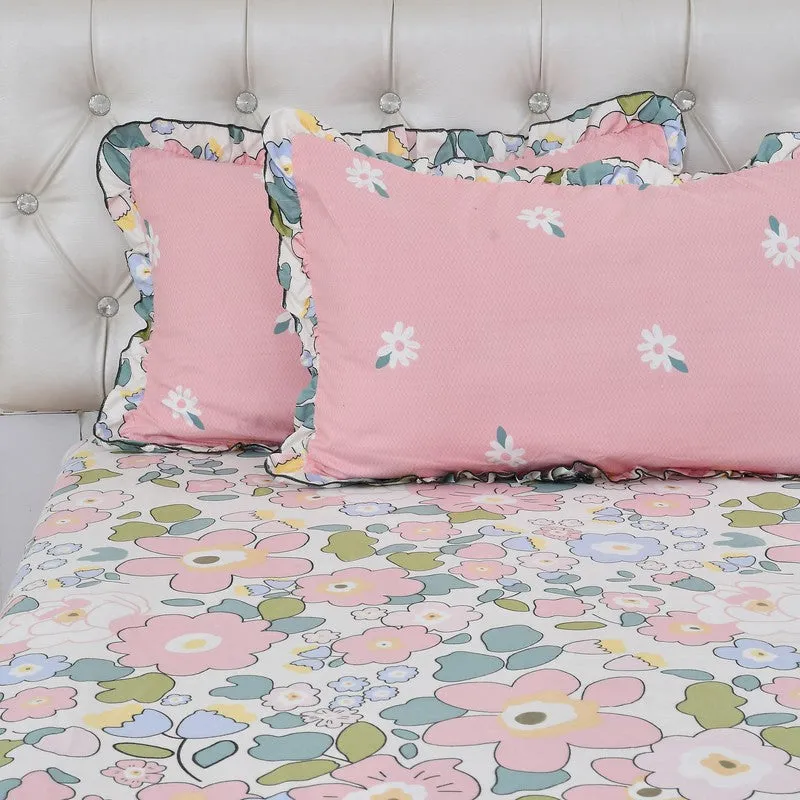 Pushp King Microfiber Bedsheet - 150 GSM media 4