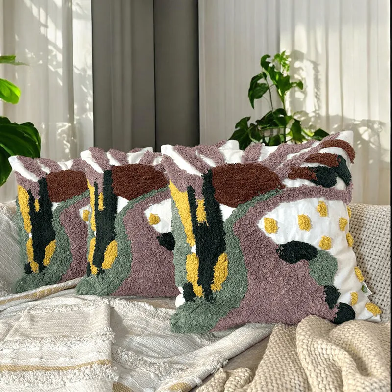 Flora Sway Tufted Cushion Cover Set - Set Of Three media 1
