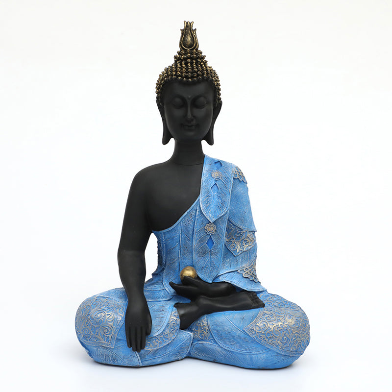 Thinking Buddha Idol - Blue media 3