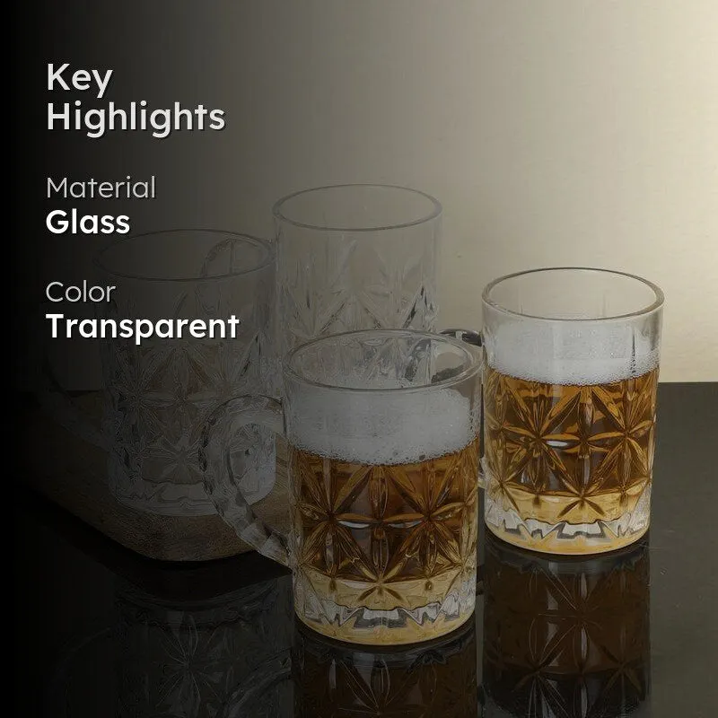 Rodrigo Beer Mug (450 ML) - Set Of Four media 2