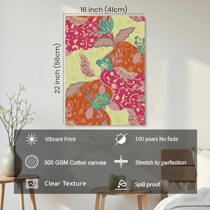 Abstract Folk Canvas Wall Art media 9