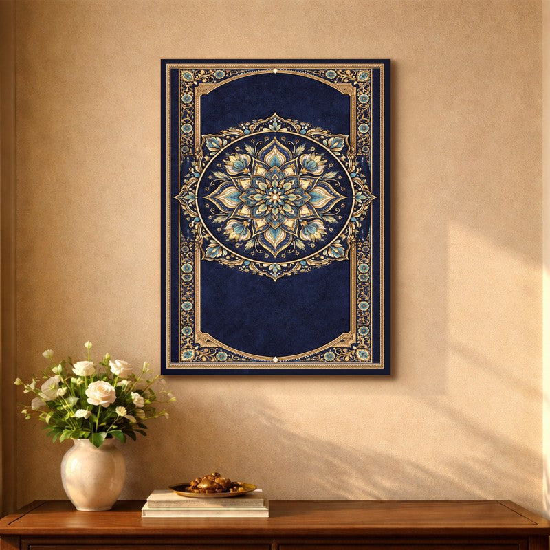 Regal Mandala Canvas Wall Art & Paintings media 5