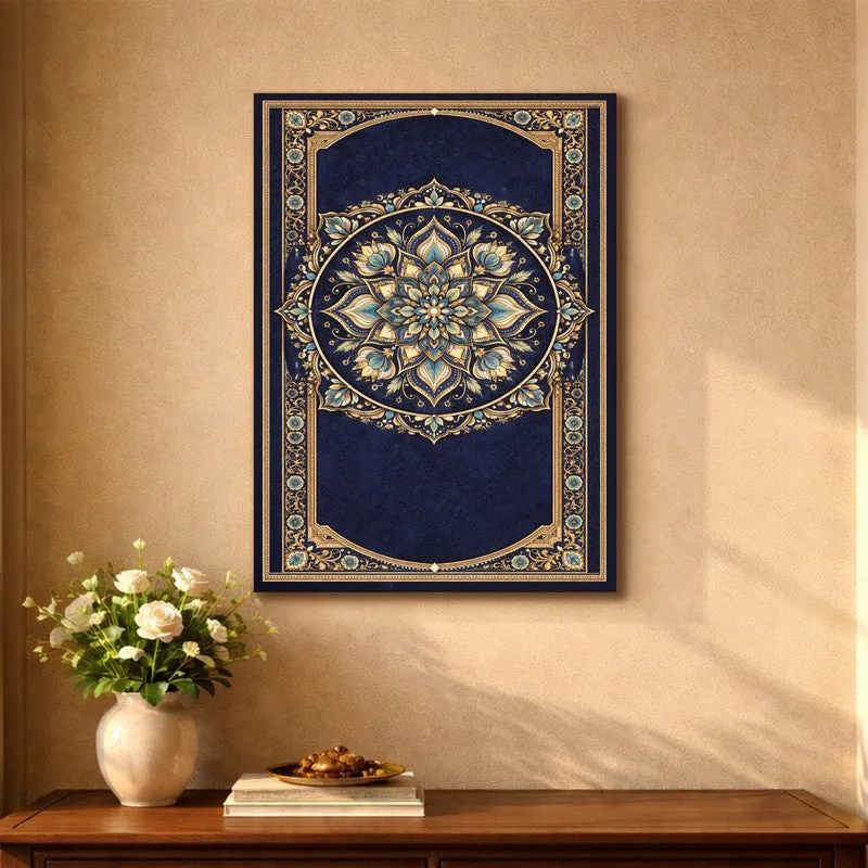 Regal Mandala Canvas Wall Art & Paintings media 5