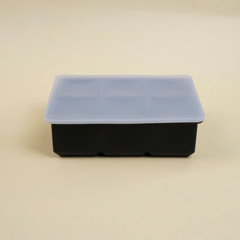 Geometric Silicone 6-Cube Ice Mould - Black media 4