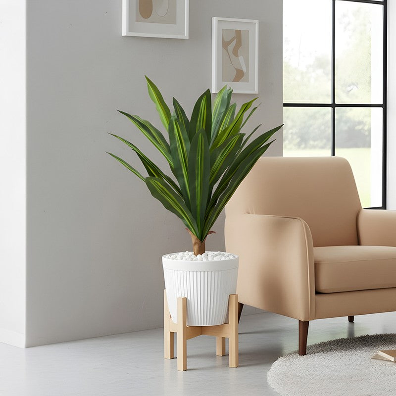 AarviDecor Botanic Leaf PVC Artificial Plants media 5