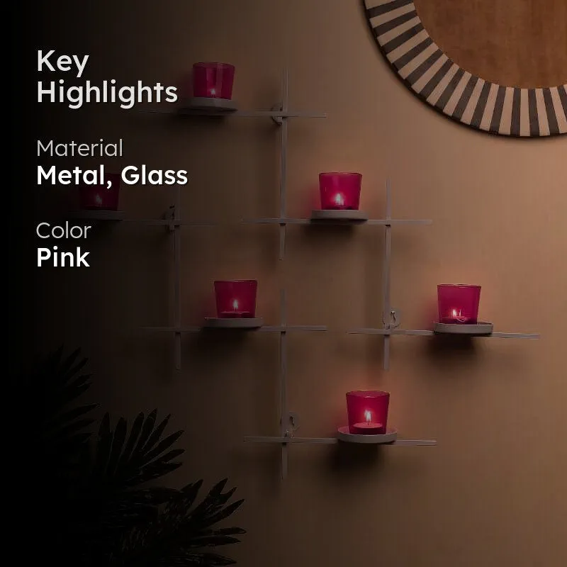 Terra Luminaire Votive Trio (Pink) - Set Of Two media 2