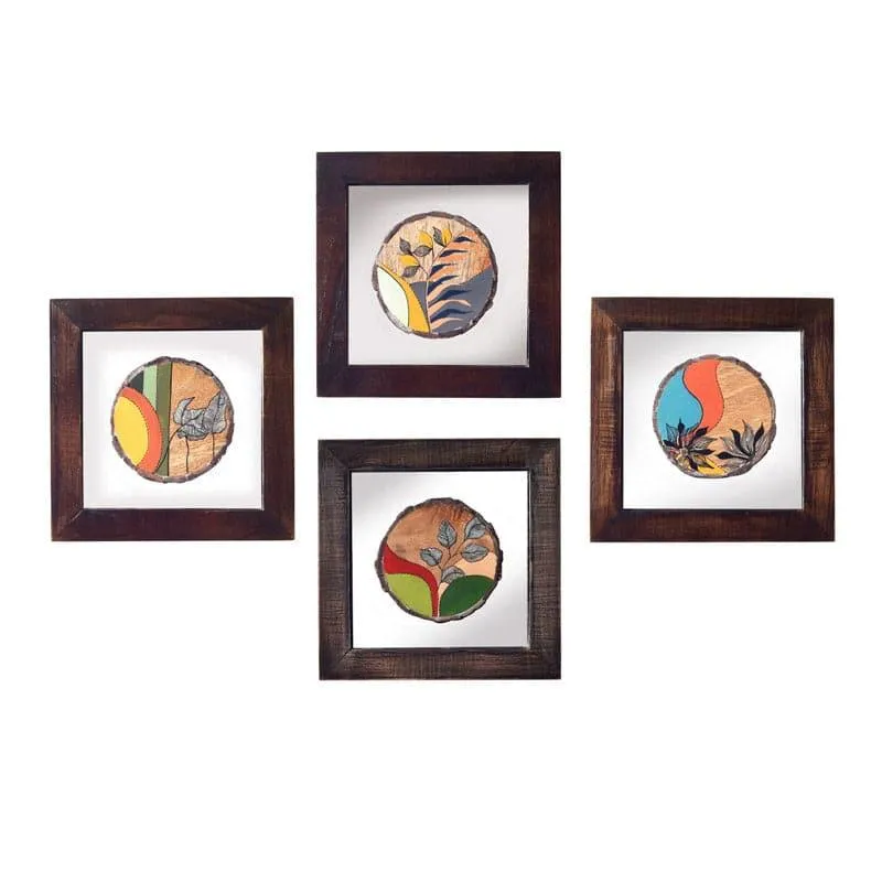 Abstract Flora Wall Art - Set Of Four media 3