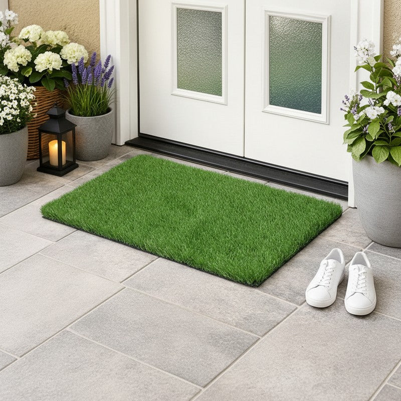 Green Loom Artificial Grass Door Mat