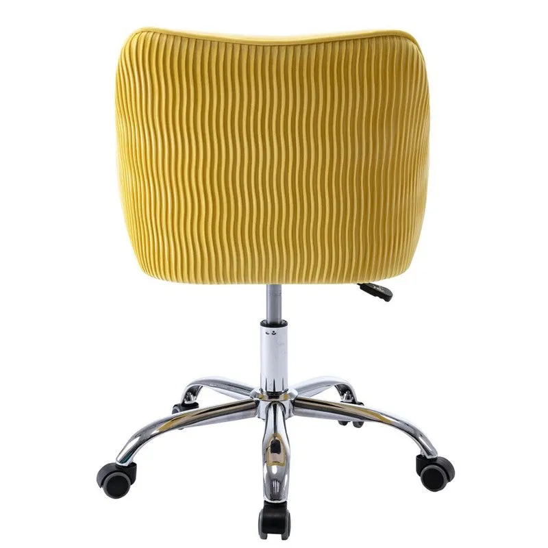 Seatron Metal Office Chair - Yellow media 6
