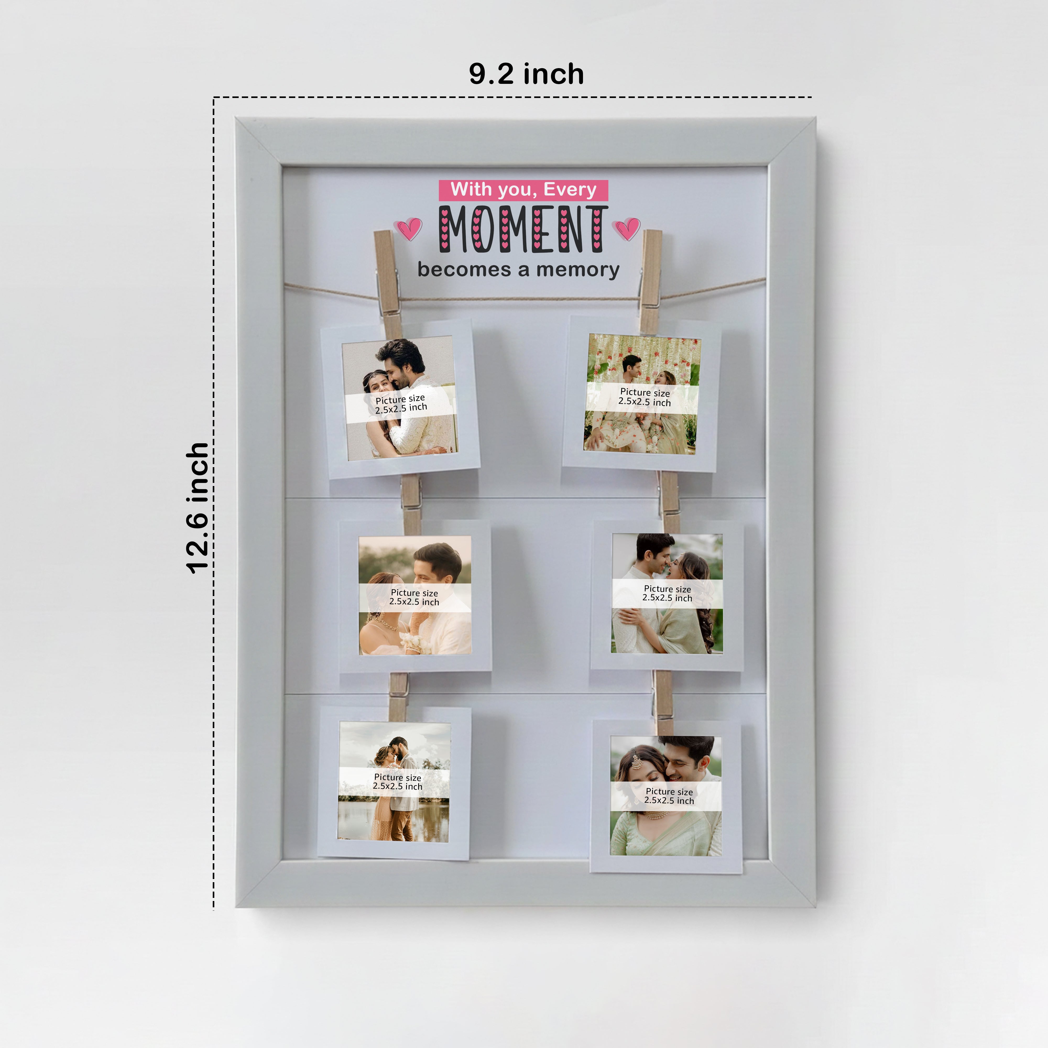 TimelessThread MDF Photo Frame - White media 4