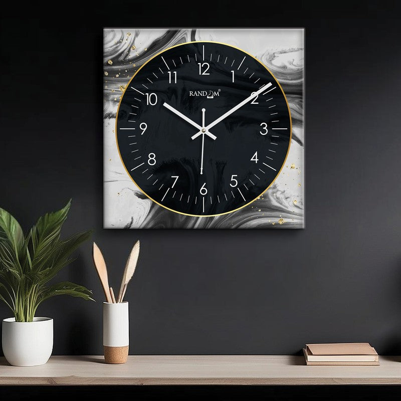 Calira Analog Wall Clock - Black
