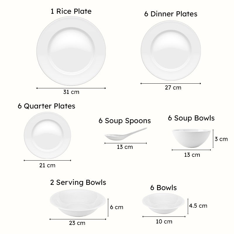 Victorian Grey Dinner Set - 33 Piece Set image 9