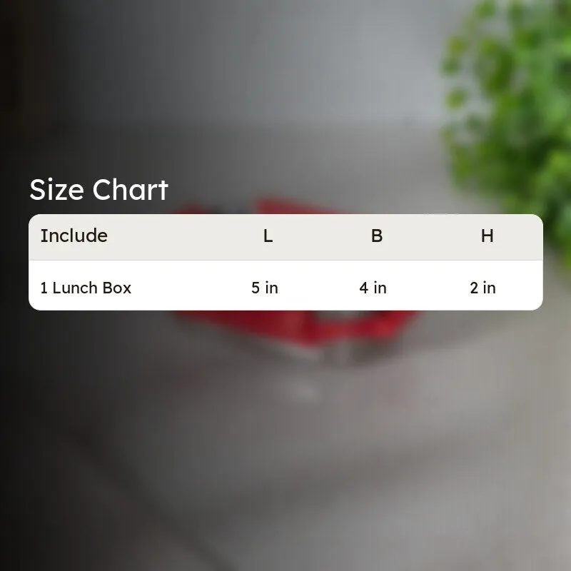 Savory Insulated Steel Lunch Box (Red) - 150 mL media 8