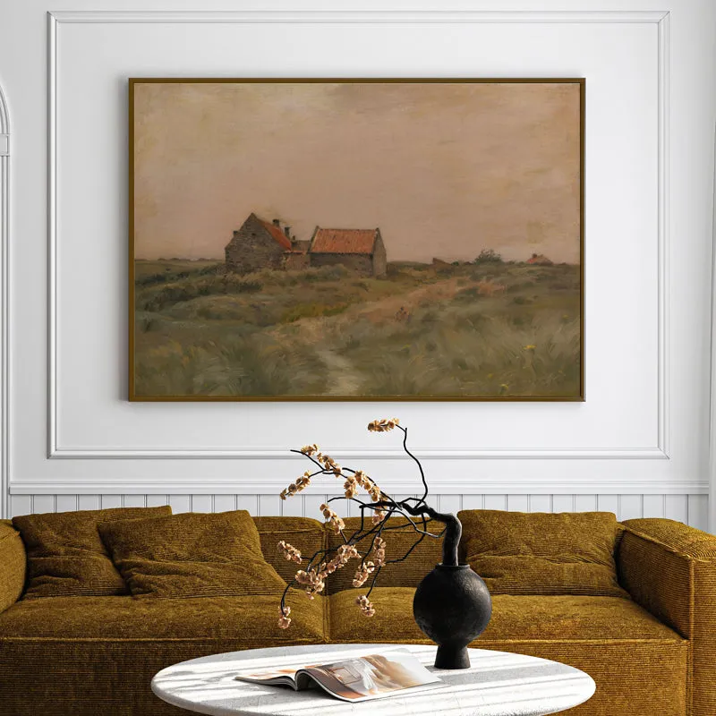 Solitude Wood Wall Art With Frame - Black media 3
