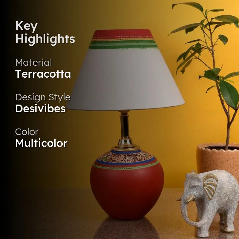 Pura Terracotta Table Lamp - Multicolor media 2
