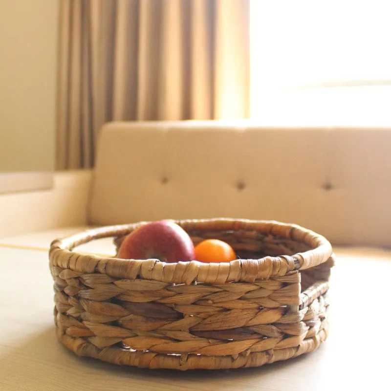 AuroraGlow Natural Fiber Fruit Basket media 3