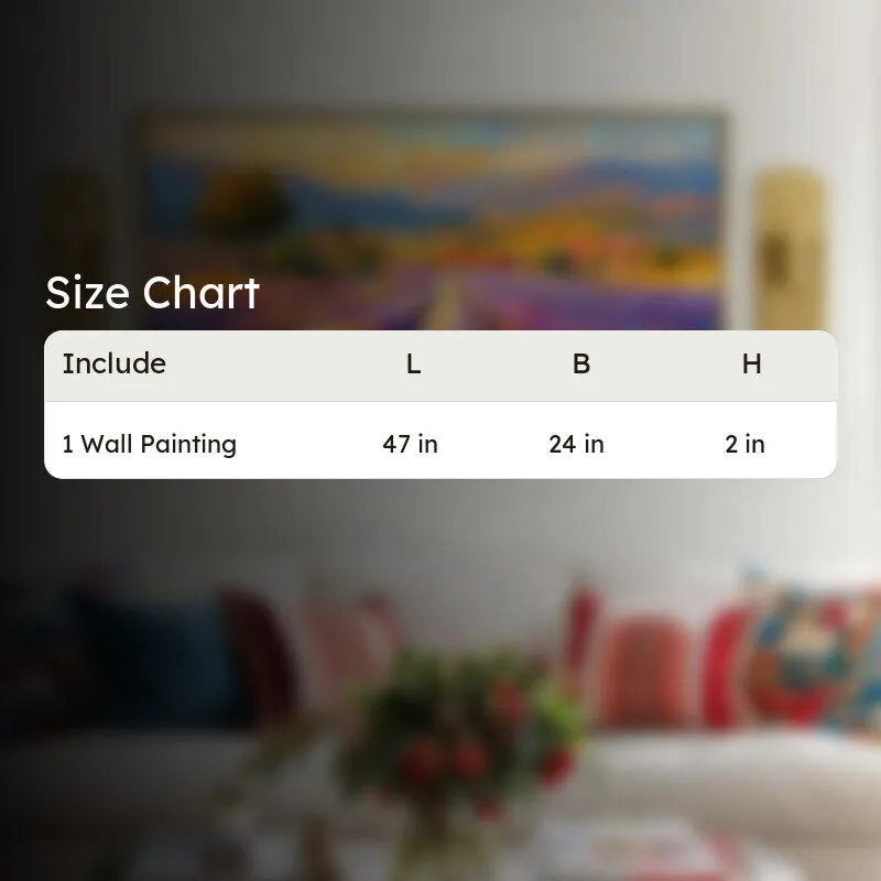 Violet Haze Canvas Wall Painting With Frame media 10