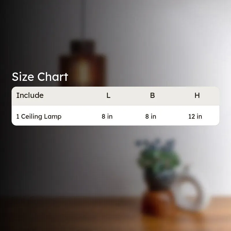 Faye Wooden Ceiling Lamp media 6