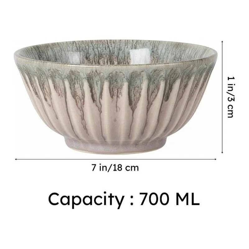 Elantra Feast Serving Bowl (Pink,700 mL Each) - Set Of Two media 6