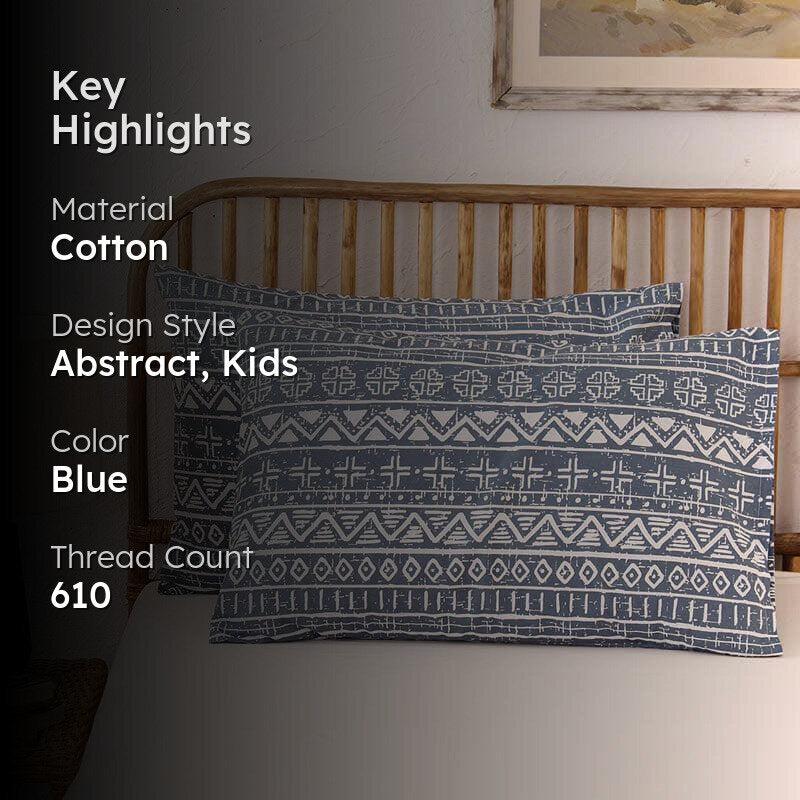 Kullu Patti Pillow - Blue media 2