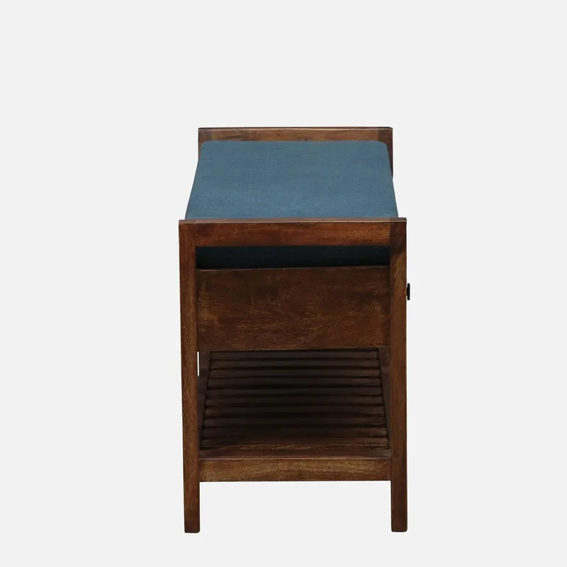 Harbor Nest Mango Wood Shoe Rack - Blue media 8