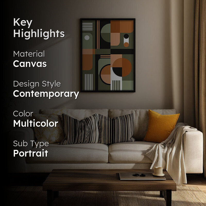 Ethereal Forms Archival Canvas Wall Art - Black Frame media 2