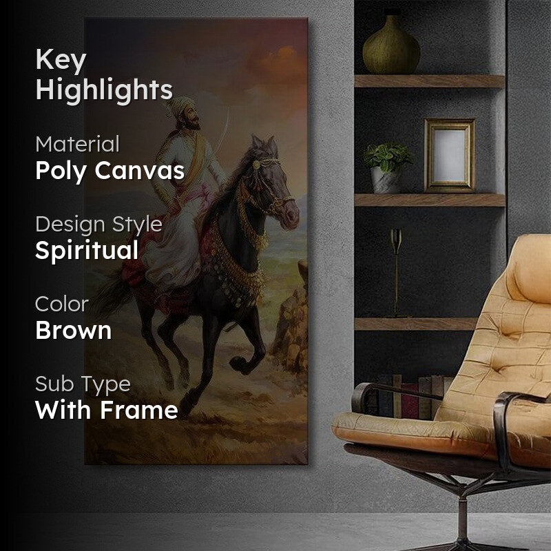 Shivaji Voyage Horse Wall Painting media 2