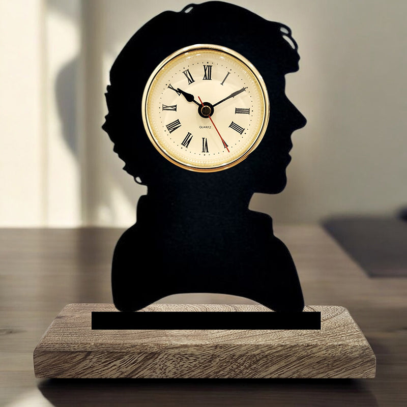 Shadow Time Analog Table Clock
