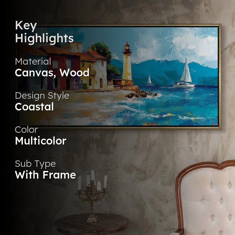 Tidelore Canvas Wall Painting With Frame media 2