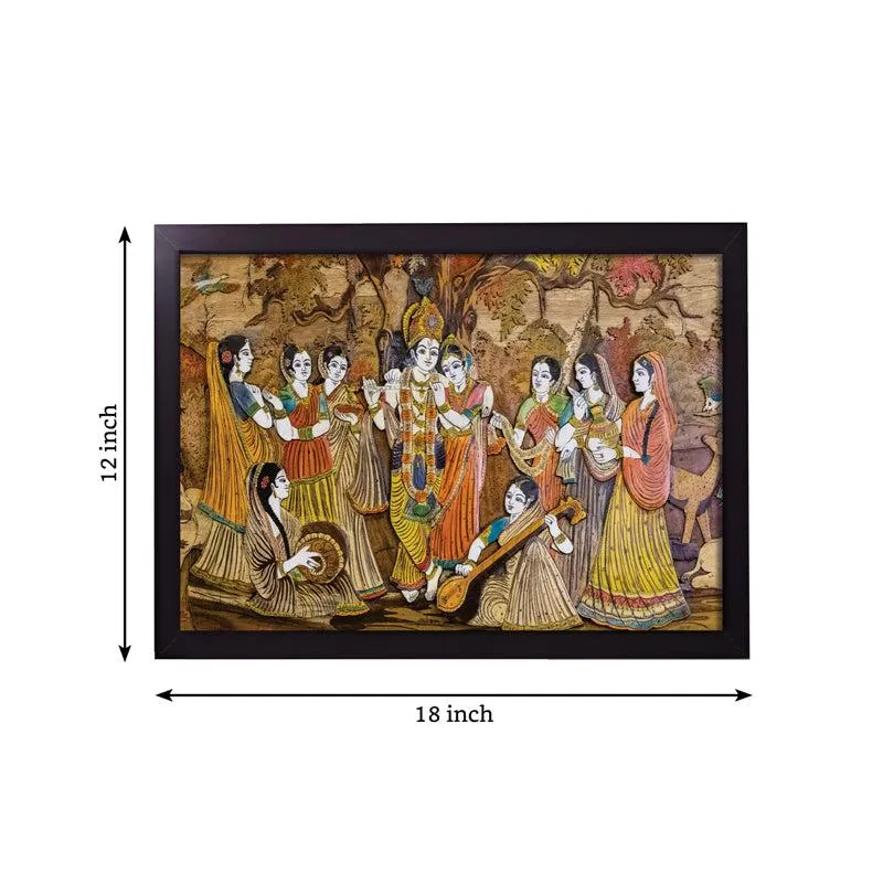 Gopala Gopika Wall Painting media 4