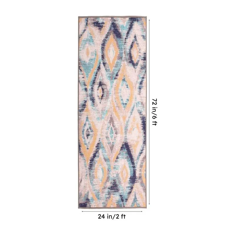 Ikkath Patterened Nylon Runner Rug media 8