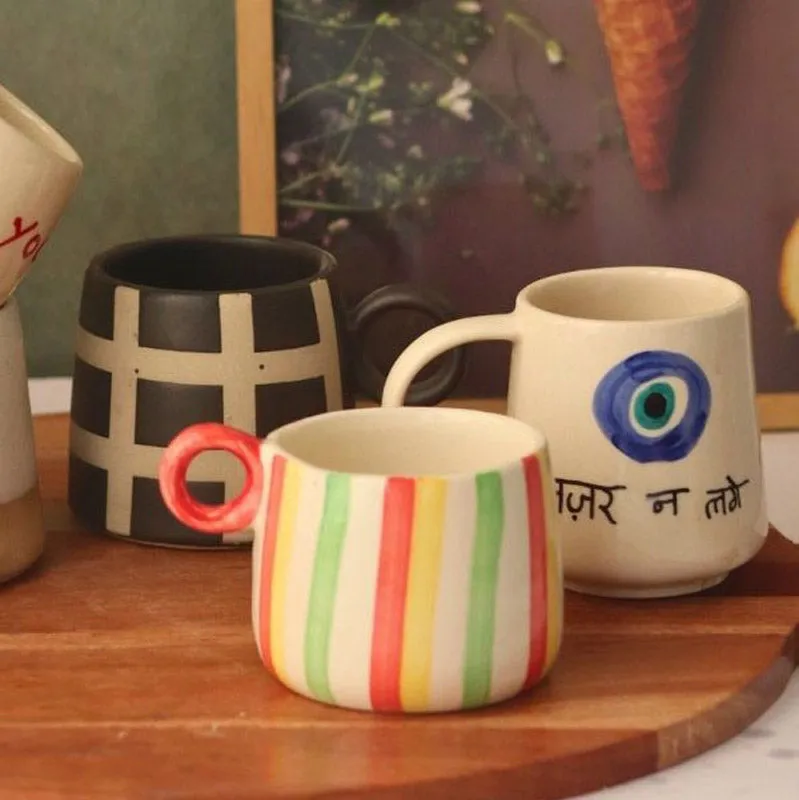 Carvo Ceramic Tea Cup (250 mL Each) - Set of Six media 3