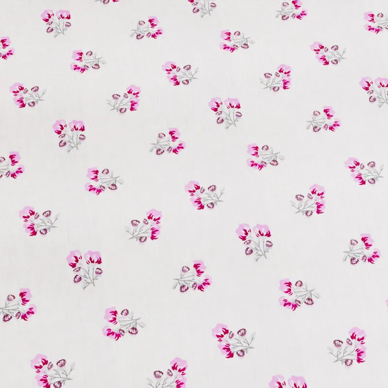 Blossomline Floral Cotton Bedsheet (Pink) - 180 TC media 6