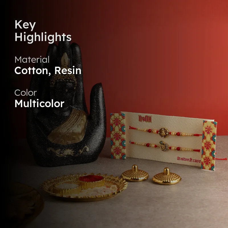 Palm Buddha Rakhi Hamper media 2