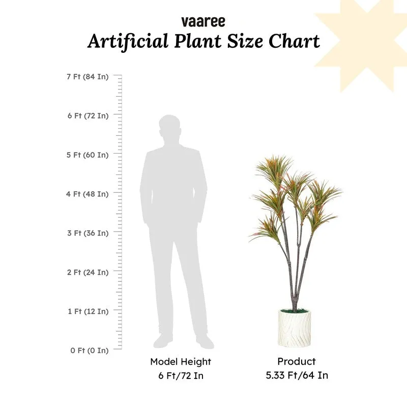 Artificial Green Yucca Plant Without Pot - 5.2 Feet media 7