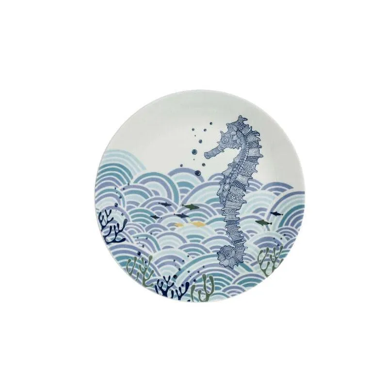Animal Illustrative Series Wall Plate- Sea Horse media 3