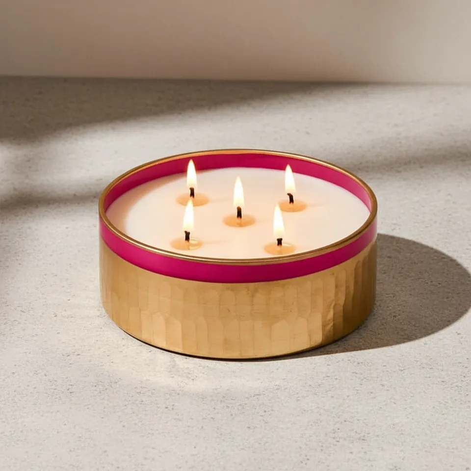Mogra Scented Bowl Candle media 3