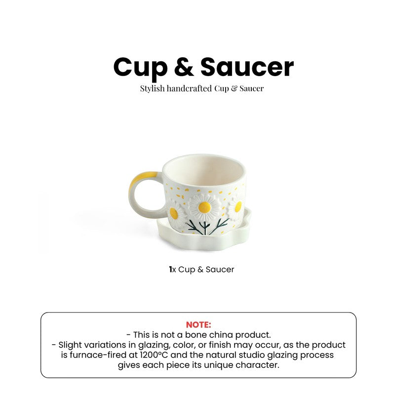 Floral Bloom Cup & Saucer - 300 ML media 6