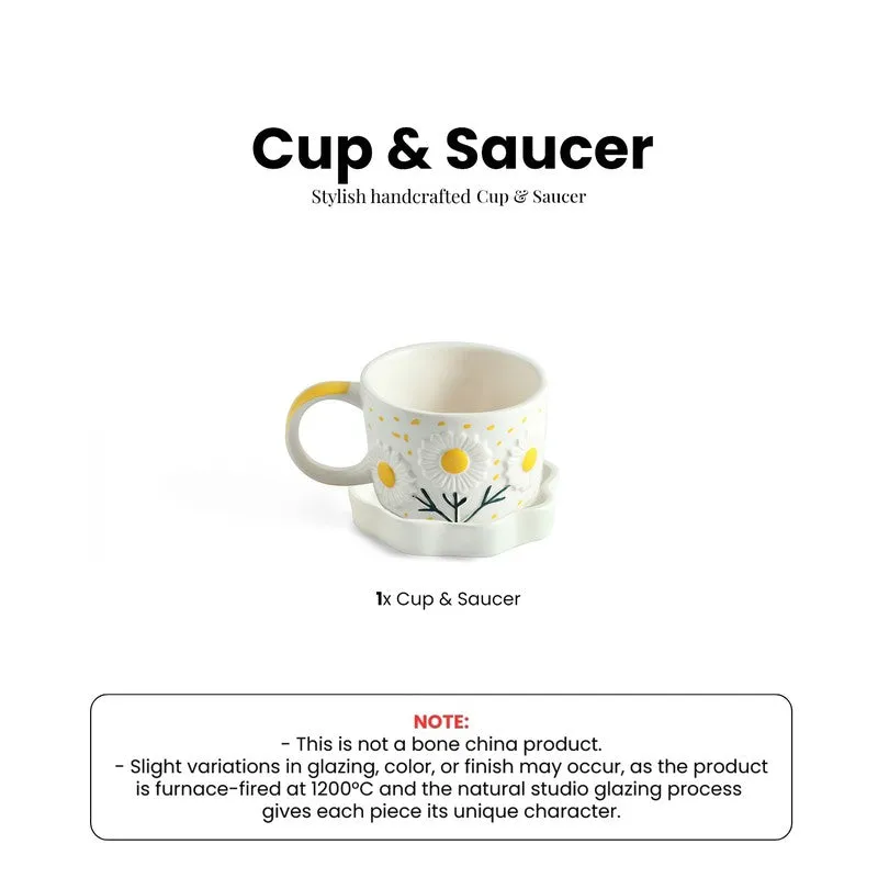 Floral Bloom Cup & Saucer - 300 ML media 6