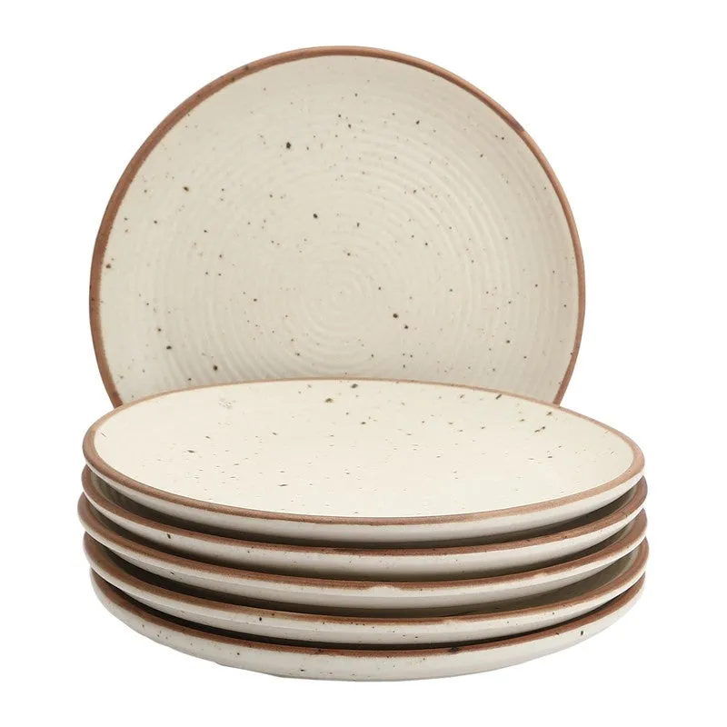 Classic Off (White Quarter Plate) - Set Of Six media 4