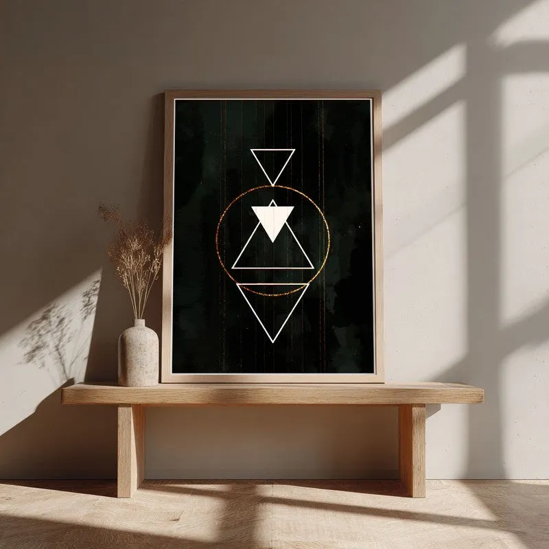 Zenith Whisper Archival Canvas Wall Art - Natural Brown Frame media 3