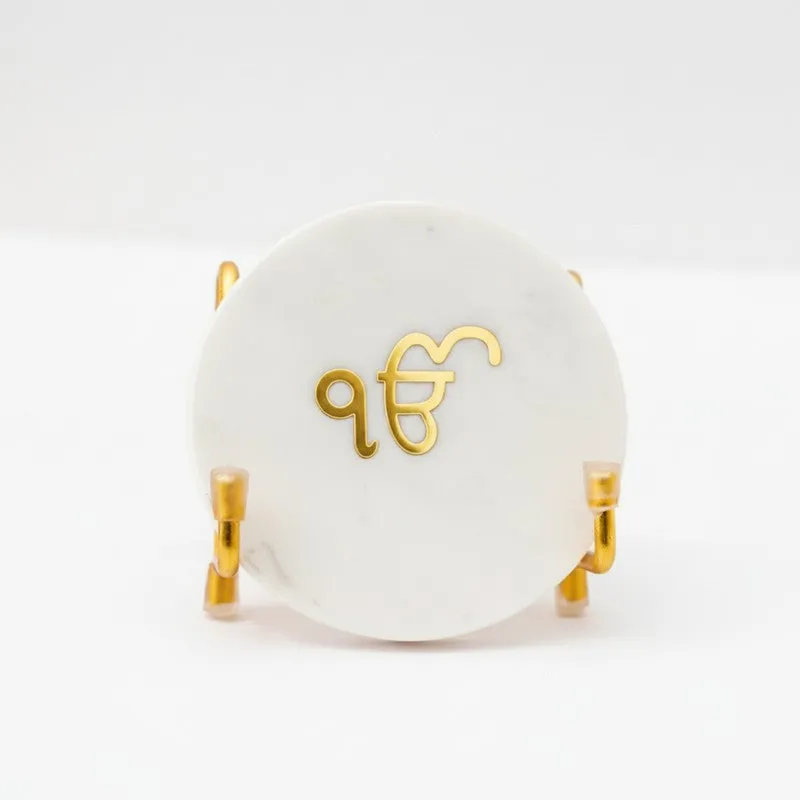 Ik Onkar Marble Spiritual Religious Accent media 4